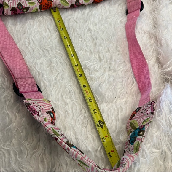 Wildkin Whimsical Owl Messenger Bag Tote Flap Close 5 Pockets Adjustable Strap - Picture 7 of 10